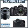 Olympus E-520 10.0 Megapixel Digital SLR Camera Body with 2.7" HyperCrystal II LCD Screen with 14-42mm Zoom Lens & 40-150mm f/4.0-5.6 Zoom Lens
