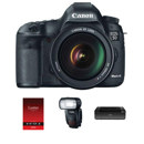 Canon EOS 5D Mark III 22.3MP DSLR Camera with 24-105mm Lens + Speedlite 600EX-RT Flash + Pro-1 Printer