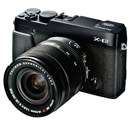 Fujifilm X-E2 16.3MP Mirrorless Camera with 18-55mm Lens (Black or Silver) + Battery + Half Case + Holster