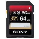 Sony SF64UX/TQN 64GB SDHC UHS-1 Class 10 Memory Card