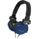 Panasonic RP-DJS400-A Stylish Street DJ Headphones (Blue)