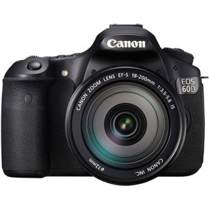 Canon EOS 60D 18MP CMOS Digital SLR Camera with EF-S 18-200mm f/3.5-5.6 IS Standard Zoom Lens