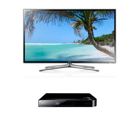 Samsung Un F P Hz Led Tv Bundle W Samsung Blu Ray