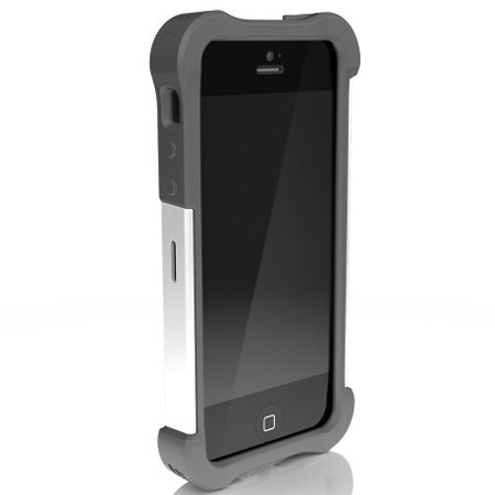 UPC 759059006074 product image for Ballistic Shell Gel Maxx Case for iPhone 5/5s, Charcoal/White | upcitemdb.com