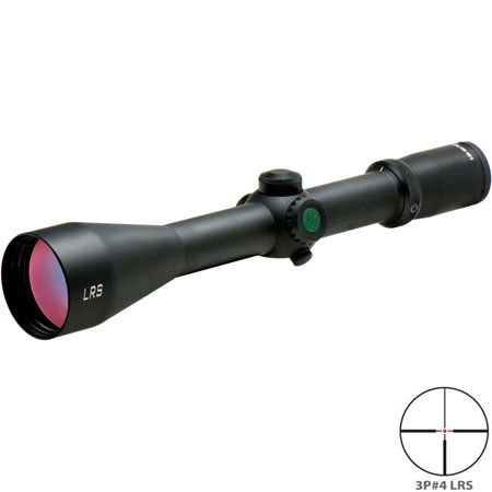 Burris Optics 3.5-10x50mm Fullfield 30 European LRS Series Riflescope, Matte Black Finish with Illuminated 3P#4 Reticle, 30mm Tube.