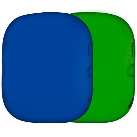 UPC 870862002340 product image for 5x6' Chromakey Collapsible Disc Background, Blue / Green | upcitemdb.com