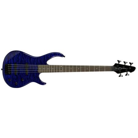 UPC 014367108088 product image for Peavey MILLENNIUM  5 TBL  Pro 5 String Trans Blue Bass Guitar | upcitemdb.com