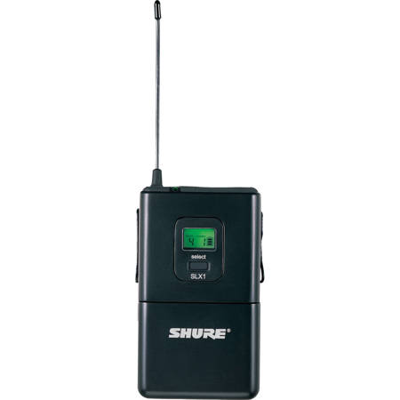 UPC 042406121682 product image for Shure SLX1-J3 Bodypack Transmitter, J3 Band (572-596 MHz) | upcitemdb.com