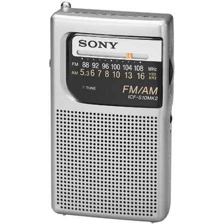 UPC 027242598447 product image for Sony ICF-S10MK2 Portable AM/FM Radio, Ultra Compact with Built-in Speaker, Teles | upcitemdb.com