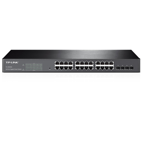 UPC 845973021108 product image for TP-Link TL-SG2424 24-Port Gigabit Smart Switch with 4 Combo SFP Slots, 48Gbps Sw | upcitemdb.com