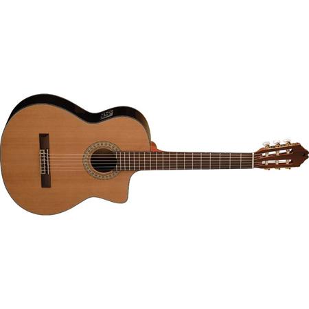 UPC 801128000343 product image for Natural Classical  w/B- ?Band  A3T Guitar with Solid  Cedar Top and Rosewood Bac | upcitemdb.com