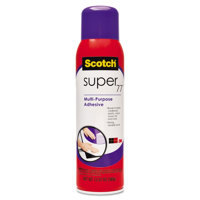 

3M Scotch Super 77 Multipurpose Spray Adhesive, 13.57 oz, Aerosol