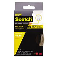 

3M Scotch Super Duty Fasteners, 1"x4', Clear