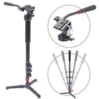 

3Pod Orbit 4 Section Aluminum Photo/Video Monopod with Fluid Base and Lightweight Fluid Video Head