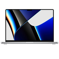 

Apple MacBook Pro 16" with Liquid Retina XDR Display, M1 Pro Chip with 10-Core CPU and 16-Core GPU, 16GB Memory, 2TB SSD, Silver, Late 2021