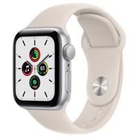 

Apple Watch SE GPS + Cellular, 40mm Gold Aluminum Case with Starlight Sport Band, Regular