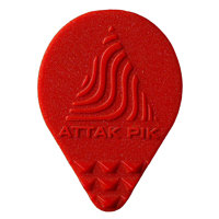 

Acoustik Attak Guitar Pick, Red, 6-Pack