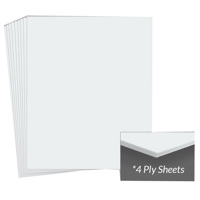 

Archival Methods Museum Board 9x12 Polar White 4 Ply PKG 25