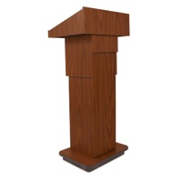 

AmpliVox S505A Executive Adjustable Column Sound Lectern, Black