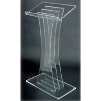 

AmpliVox SN3065 Contemporary Acrylic Lectern Pulpit