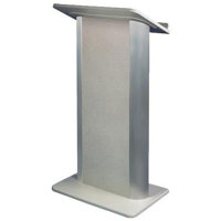 

AmpliVox SW3105 Wireless Contemporary Flat Lectern with Sound System and Headset Microphone, Gray Granite