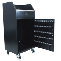 

AmpliVox VS1050 Portable Valet Podium, 50 Key Capacity