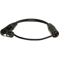 

Ambient Recording 3-pin 90deg. XLR Female to 3-pin XLR Male Microphone Cable (Per2x 0.25S), 1.64' Length