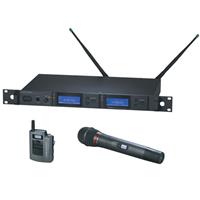 

Audio-Technica AEW5316a Wireless Mic System, AEW-R5200 Dual Receiver, AEW-T6100a Handheld & AEW-T1000a UniPak Transmitter, Band D 655.500- 680.375MHz