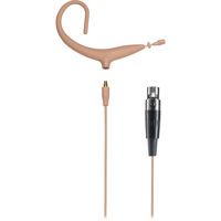 

Audio-Technica BP893xcT4 MicroSet, Includes Omnidirectional Condenser Headworn Wireless Microphone & 55" Detachable Cable Terminated with cT4 TA4F-Type Connector for Shure, -38 dB Sensitivity, Beige