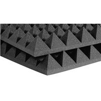 

Auralex 4x24x48" Studiofoam Pyramid Absorption Panel, 6-Piece, Charcoal