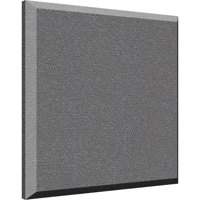 

Auralex 2x24x24" Fabric-Wrapped Acoustical Absorption ProPanel with 2 AFN Impaling Clips, Beveled Edge, Slate