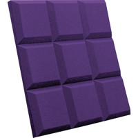 

Auralex 2x24x24" SonoFlat Grid Sound Absorption Panel, 16-Pack, Purple