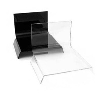 

Alzo Digital 11x11" Small Riser Platform Kit, Clear and Black, Set of 2