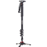 

Manfrotto XPRO Monopod+ 4-Section Aluminum Monopod with 577 Video Adapter