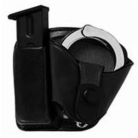 

Bianchi Size 2 Leather Magazine and Handcuff Paddle Pouch, for Beretta 92, Ruger P89, Sig Sauer P226 Magazines, Black