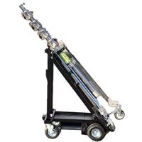 

Backstage Strato Safe B150 Steel Stand Cart UK (Avenger), Black Hammertone, 400 lb Max Capacity