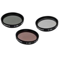 

Bower 77mm 3-piece Video Filter Kit - UV, PL, & Fluo Filters