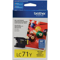 

Brother LC71 Innobella Standard Yield Yellow Ink Cartridge, 300 pages Yield