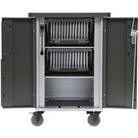 

Bretford EVER Storage and Charge Cart with 2x MiX Module System and 30x AC Outlets for Up to 30 Devices