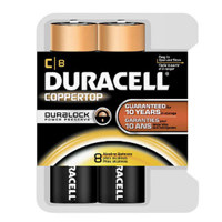 

Duracell CopperTop C Alkaline Battery, 8-Pack