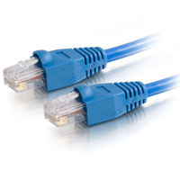 

C2G Cat5E Stranded Snagless Patch Cable, USA-Made, 1' - Blue