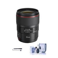 

Canon EF 35mm f/1.4L II USM AutoFocus Wide Angle Lens - U.S.A. Warranty - Includes Cleaning Kit, Capleash II