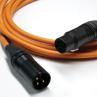 

Canare Star Quad Microphone Audio Cord with L-4E6S Cable and XLR3(M)-(F) Connectors, 5', Orange