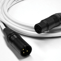 

Canare Star Quad Microphone Audio Cord with L-4E6S Cable and XLR3(M)-(F) Connectors, 25', White