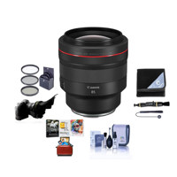 

Canon RF 85mm f/1.2 L USM Lens Bundle with Free Accessories & Mac Software Suite