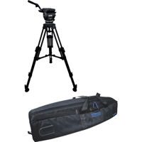 

Cartoni Focus 22 Fluid Head System, Includes H602 Aluminum 2-Stage Heavy Duty EFP Tripod (100mm Bowl), P732 Mid-Level Spreader and Pan Bar