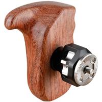 

CAMVATE Left Side Wooden Handle Grip with M6 ARRI Rosette Mount, Bubinga