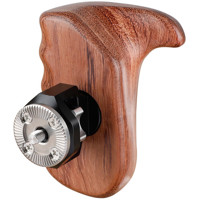 

CAMVATE Right Side Wooden Handle Grip with M6 ARRI Rosette Mount, Bubinga