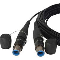 

Camplex 20' opticalCON DUO to DUO Singlemode Fiber Optic Tactical Snake Cable