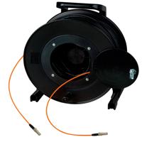 

Camplex 1000' TAC1 Simplex 1-Channel OM1 Multimode LC Fiber Optic Tactical Cable Reel, Orange